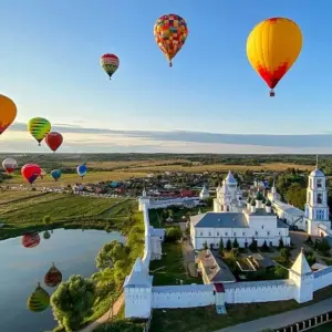 "Волшебное ШОУ ВОЗДУШНЫХ ШАРОВ над ПЛЕЩЕЕВОМ озером в древнем ПЕРЕСЛАВЛЬ-Залесском"